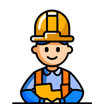 Architect icon against transparent background png