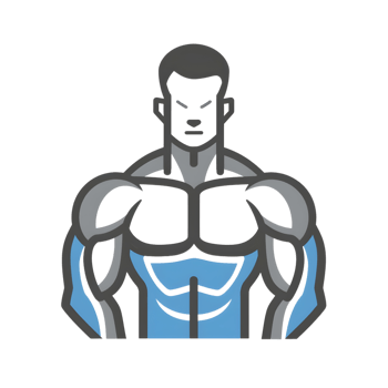 Athlete colored flat icon against transparent background png