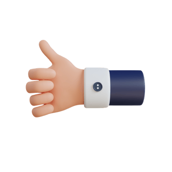 Good Hand Gesture 3D Icon png