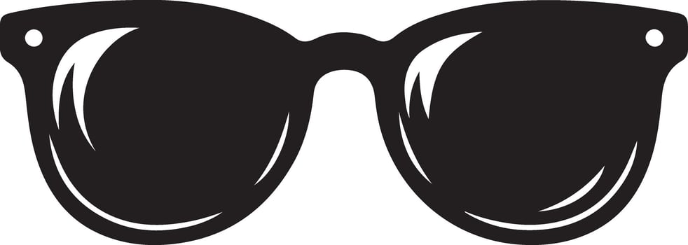 sunglass with different shapes and illustrator vector
