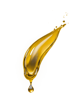 Oil drop on black background png