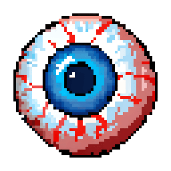 pixel eye pixel art, pixel eye transparent background png