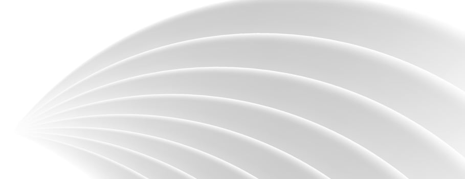 3d white abstract background with layered wavy shapes vector