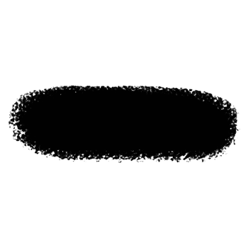 Black brush with transparent background png