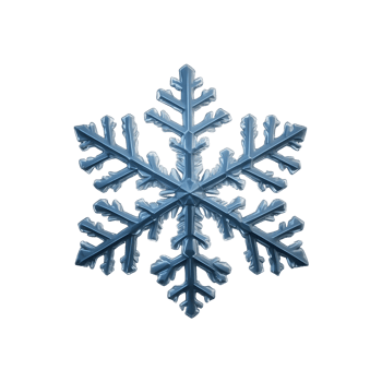 Winter Wonder Decorative Snowflakes Isolated on Transparent Background png