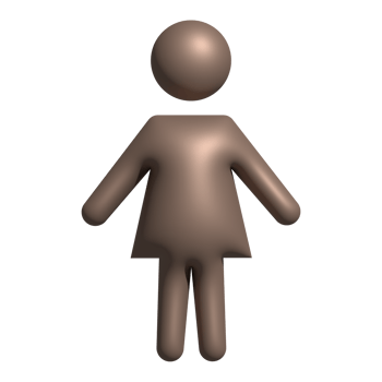 Human personal 3d symbols grey avatar pictogram element png