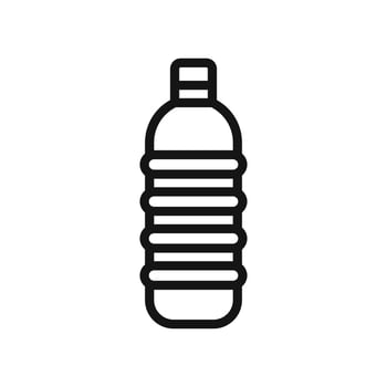 Water Bottle Icon for Hydration Reminders and Fitness Tracking Apps vector