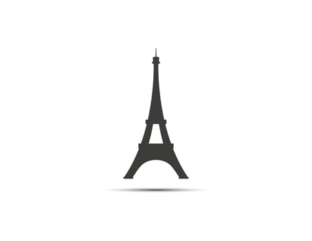 Eiffel tower icon. illustration. vector
