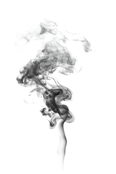 Realistic smoke effect on transparent background png