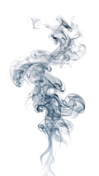 Realistic smoke effect on transparent background png