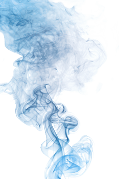 Realistic smoke effect on transparent background png