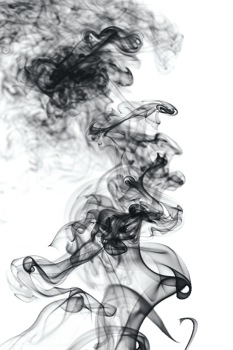 Realistic smoke effect on transparent background png