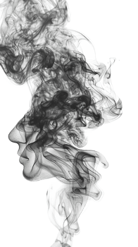 Realistic smoke effect on transparent background png