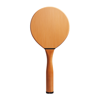 Ping pong paddle against transparent background png
