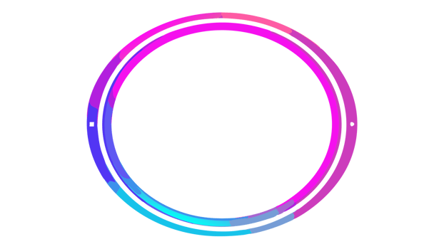 Abstract colorful gradient circle, vibrant and modern swirling lines, ideal for digital backgrounds and contemporary designs. png