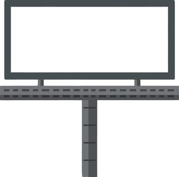 City Billboard Mockup isolated, Blank Templates for Advertising Design vector