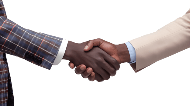 handshaking agreement isolated on transparent background png