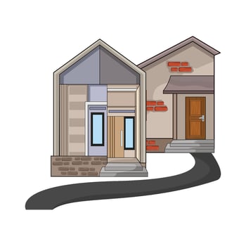 illustration of house vector