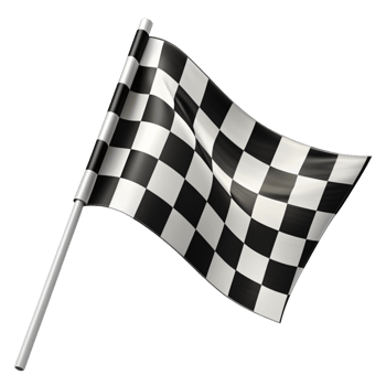 Black and White Checkered Flag Item png