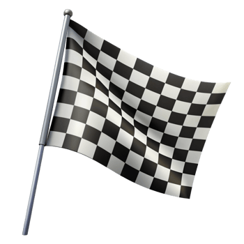 Black and White Checkered Flag Concept png