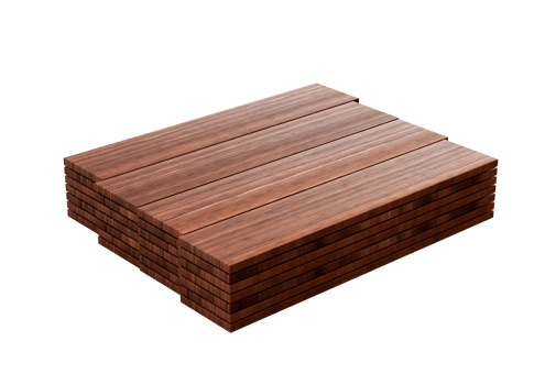 Stack Of High Quality Seamless Realistic Brown Wooden Planks 3D Illustration png