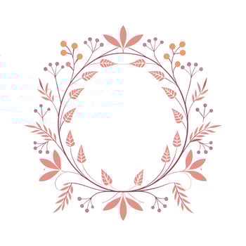 Beautiful Floral Frame Border Illustration vector