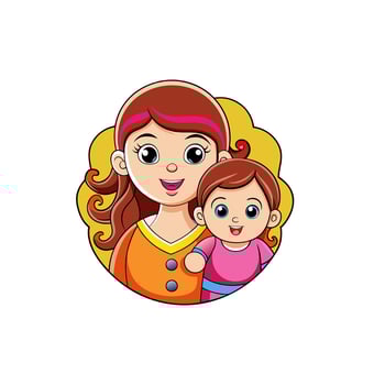 A day honoring mothers, celebrating their love, care, and sacrifices. vector