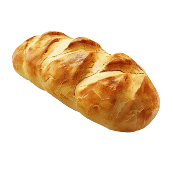 Scrumptious golden brown loaf of freshly baked bread png