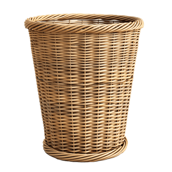Wicker Laundry Basket with Lid and Handles for Storage and Organization png