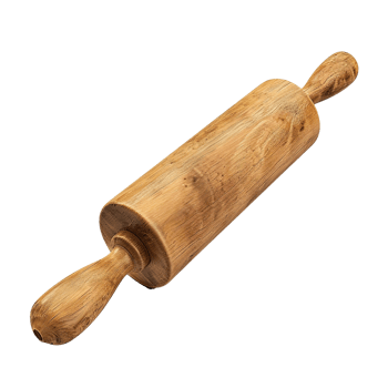 Wooden rolling pin png