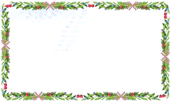 Frame template for christmas season celebration christmas wreath concept vector