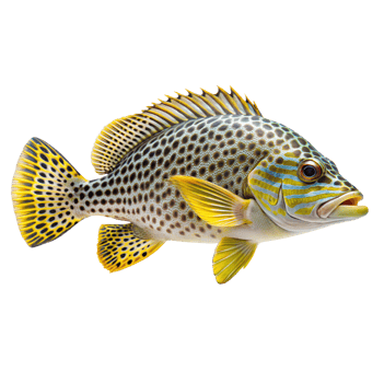 Sweetlips isolated on a translucent background png