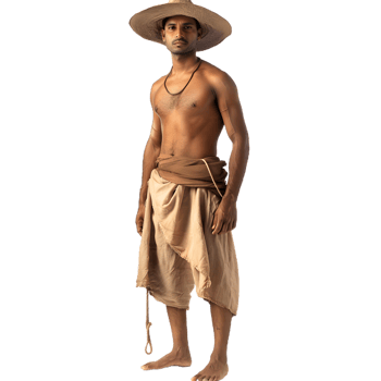 an indian man in a traditional outfit png