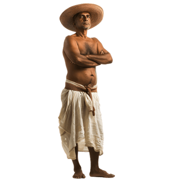 an indian man in a traditional outfit png
