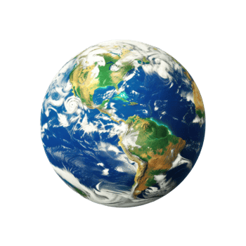 earth globe on transparent background png