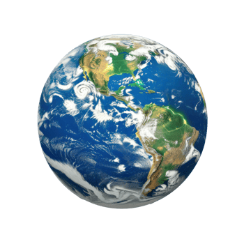 an abstract globe with connected lines and dots on it on transparent background png