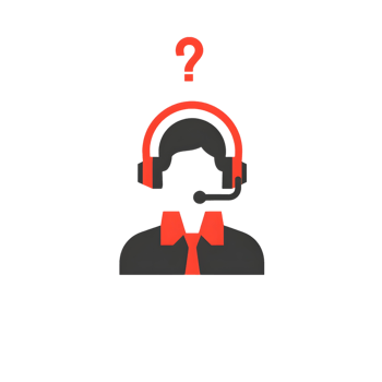 Isolated Customer Support icon against transparent background png