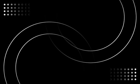 abstract black circle background vector