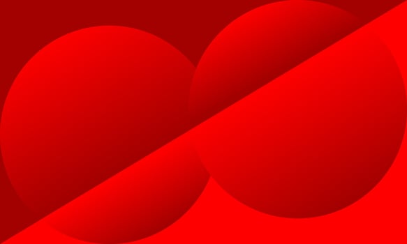 abstract red circle background vector