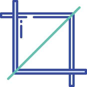 crop outline color illustration vector