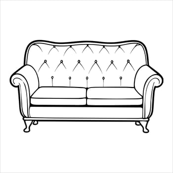 Sofa Art Illustration vector