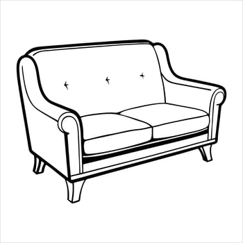 Sofa Art Illustration vector