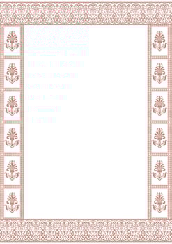 pink wedding paper frame Abstract Border Pattern Wallpaper vector