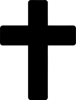 Minimalist Christian Cross Clipart, A Timeless Symbol of Faith and Spirituality. AI-generated. png