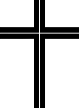 Minimalist Christian Cross Clipart, A Timeless Symbol of Faith and Spirituality. AI-generated. png