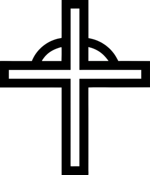 Minimalist Christian Cross Clipart, A Timeless Symbol of Faith and Spirituality. AI-generated. png