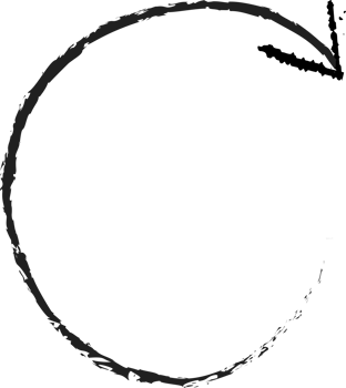 Crayon hand drawn arrow icon. Pencil and brush scribbles sketch. Grunge charcoal textured doodle. Chalk mark element png