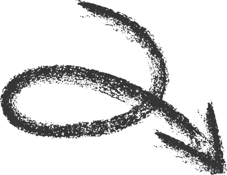 Crayon hand drawn arrow icon. Pencil and brush scribble sketch. Grunge charcoal textured doodle. Chalk mark element png
