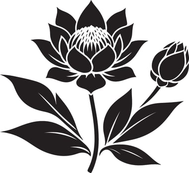 silhouette flowers stock illustration. Seamless textile floral border design for textile fabrics, ceramic tiles and wallpapers vector