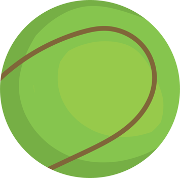 Bright Green Tennis Ball png